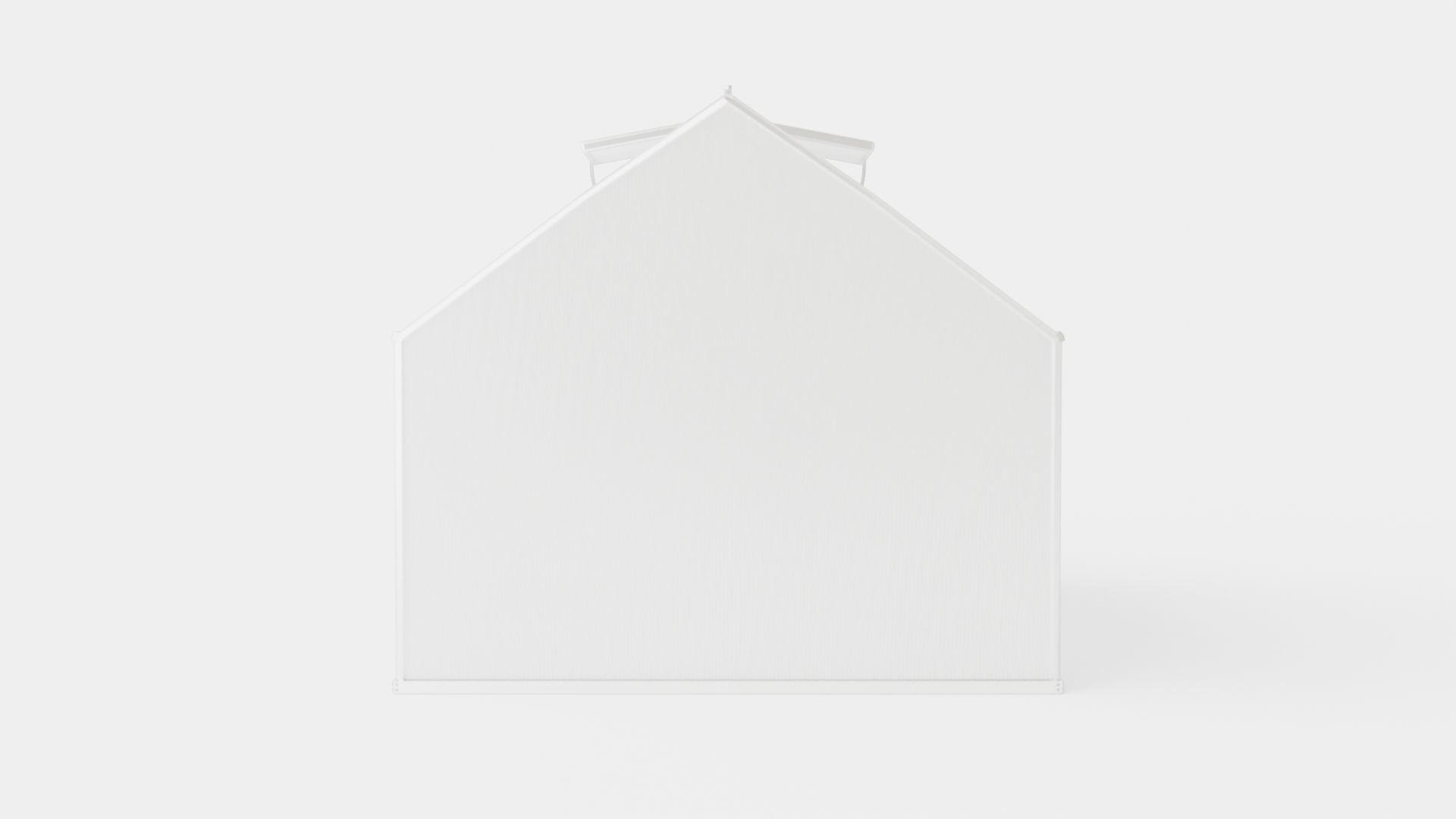 Greenhouse Merkur 9900 Poly ALU Low-poly 3D model_4