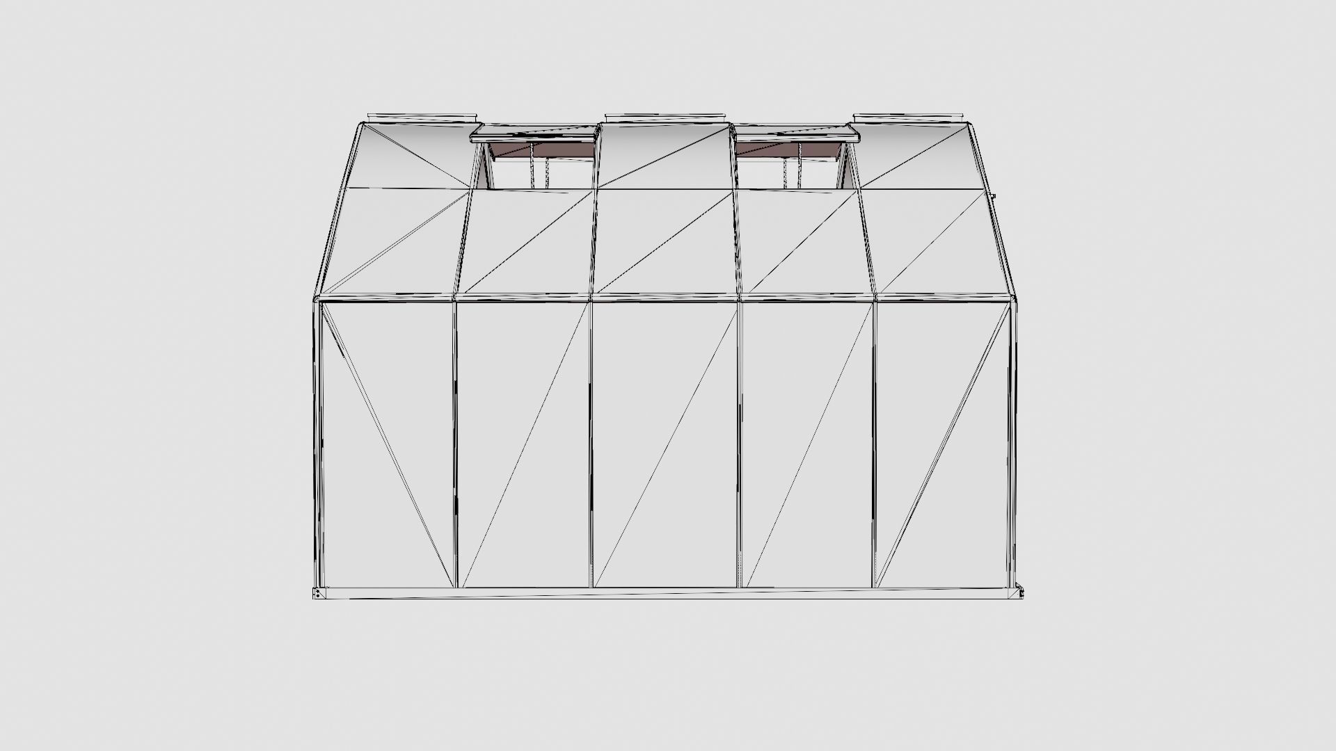 Greenhouse Merkur 8300 Poly Black Low-poly 3D model_8