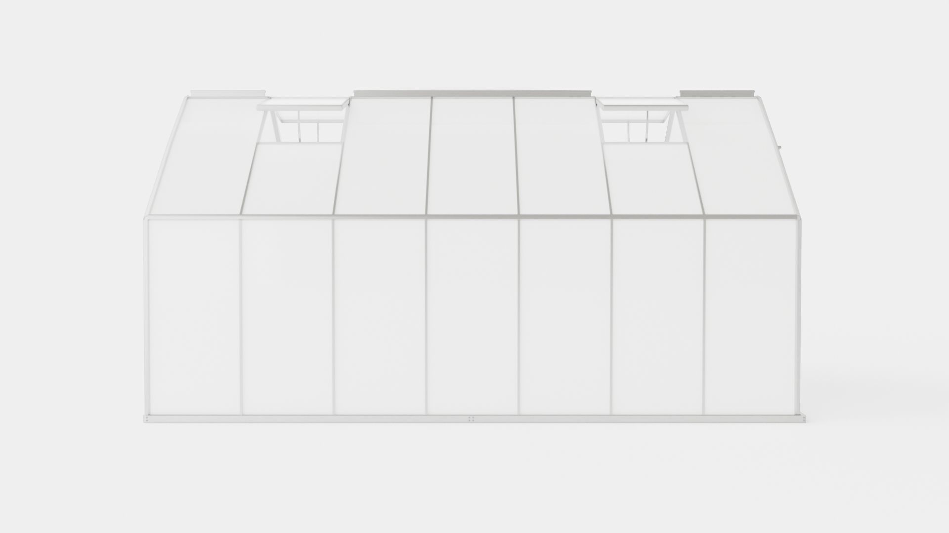 Greenhouse Merkur 6700 Poly ALU Low-poly 3D model_2