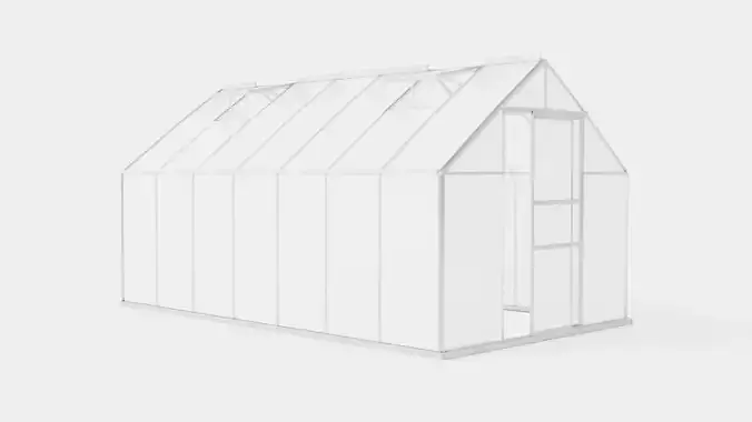 Greenhouse Merkur 6700 Poly ALU Low-poly 3D model
