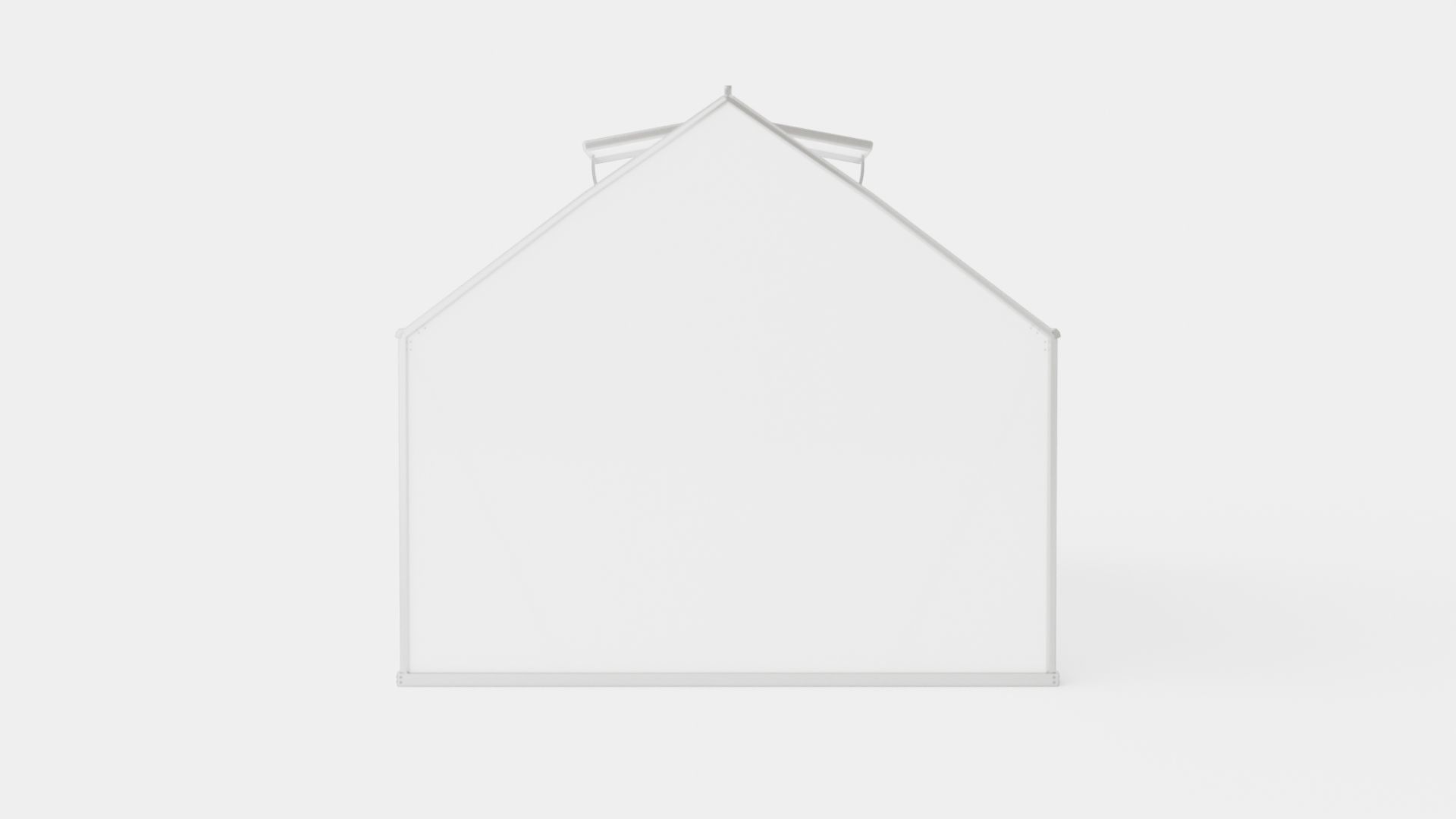 Greenhouse Merkur 6700 Poly ALU Low-poly 3D model_4