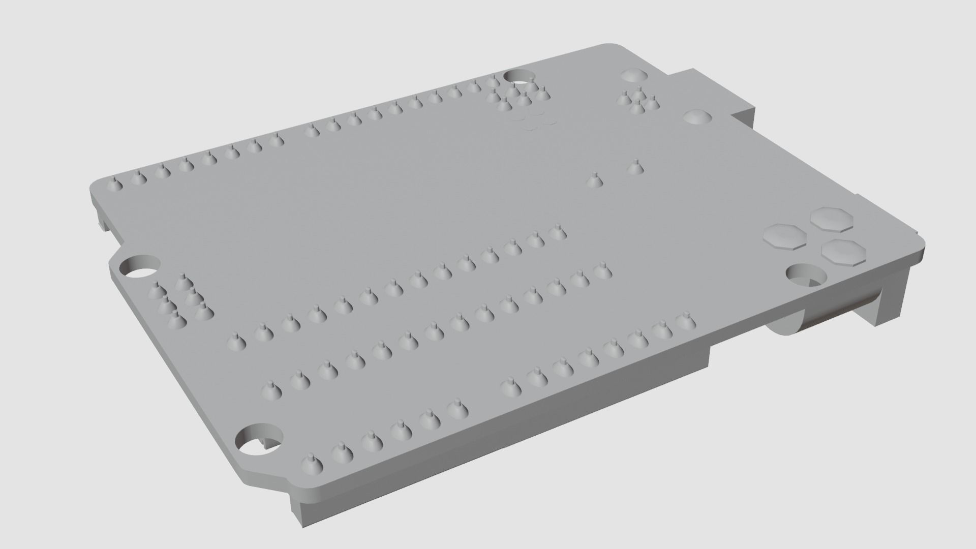 Arduino Uno R3 Low-poly 3D model_6
