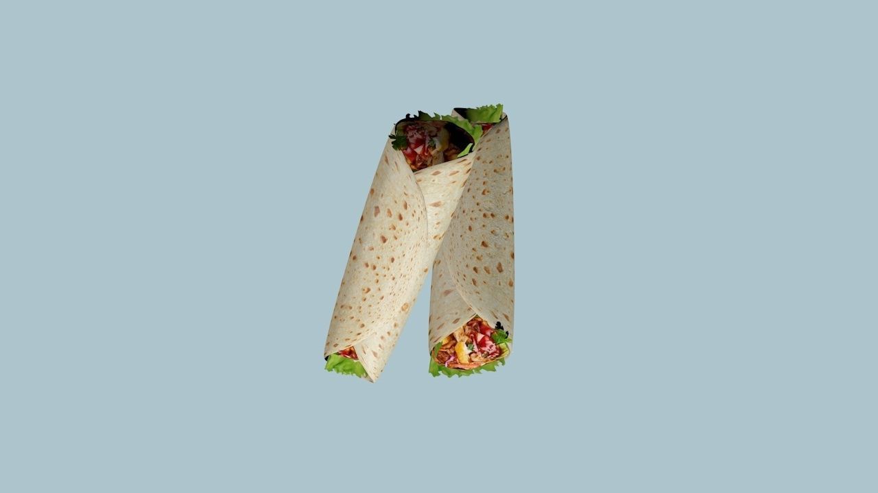 Simple Kebab 3D model_2