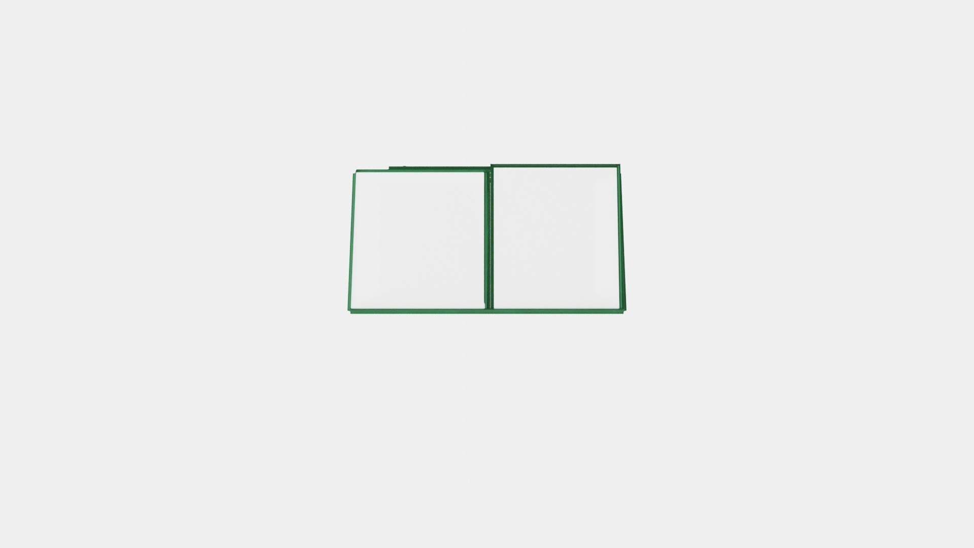 Greenhouse Ida 900 Poly Green Low-poly 3D model_5