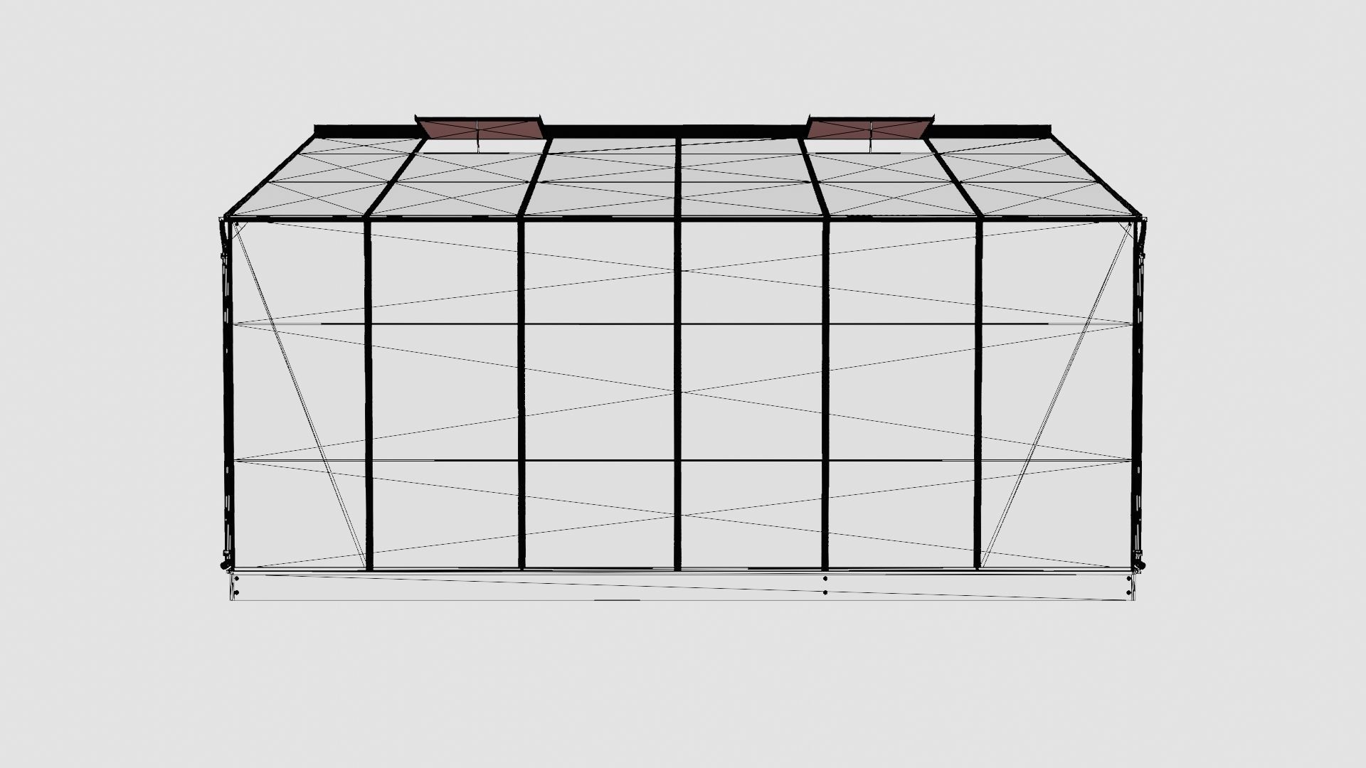 Greenhouse Ida 7800 Poly Black Low-poly 3D model_5