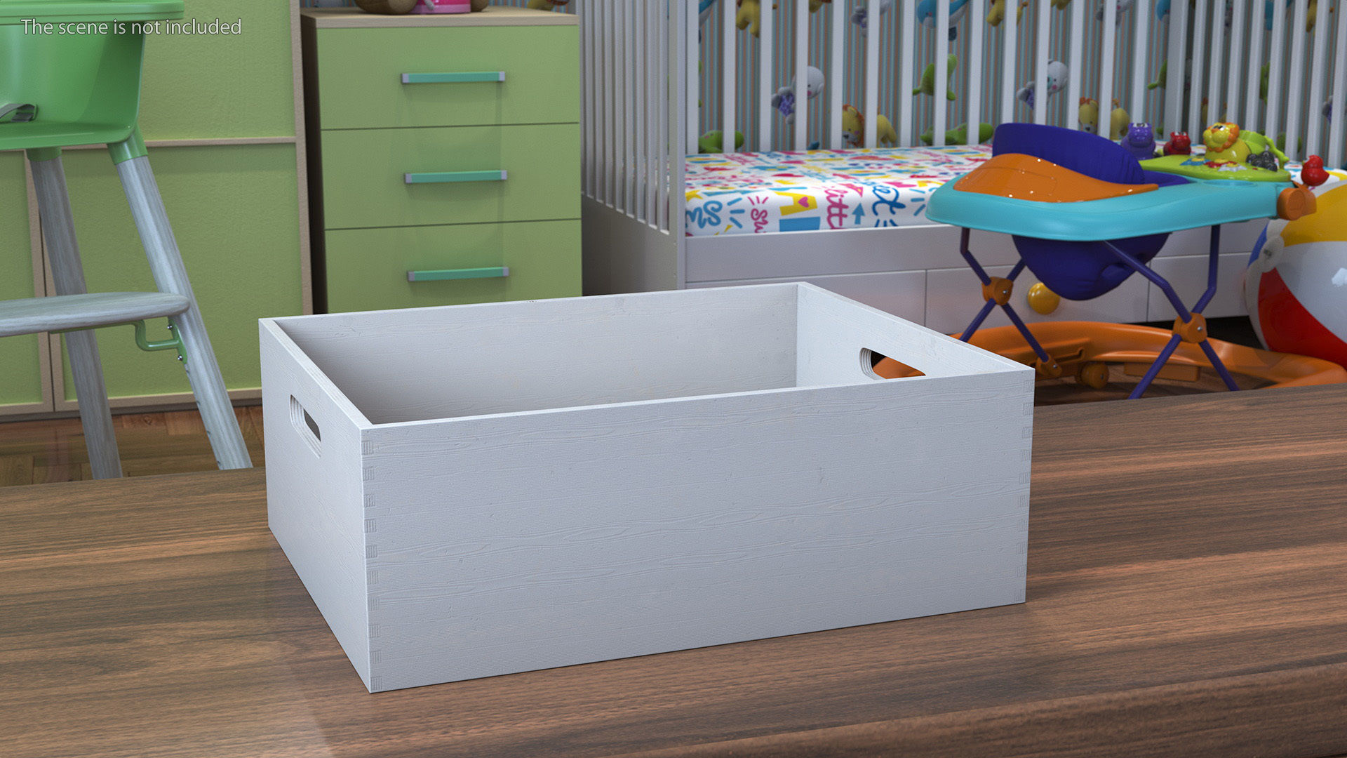 Wooden Box for 3D Print 3D print model