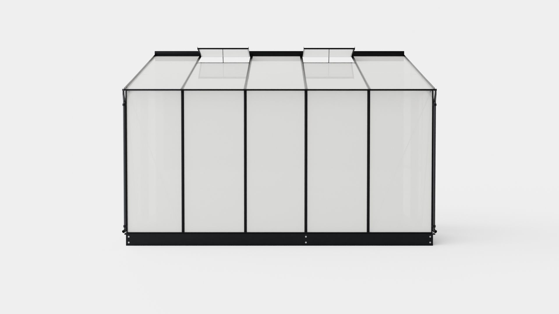 Greenhouse Ida 6500 Poly Black Low-poly 3D model_1