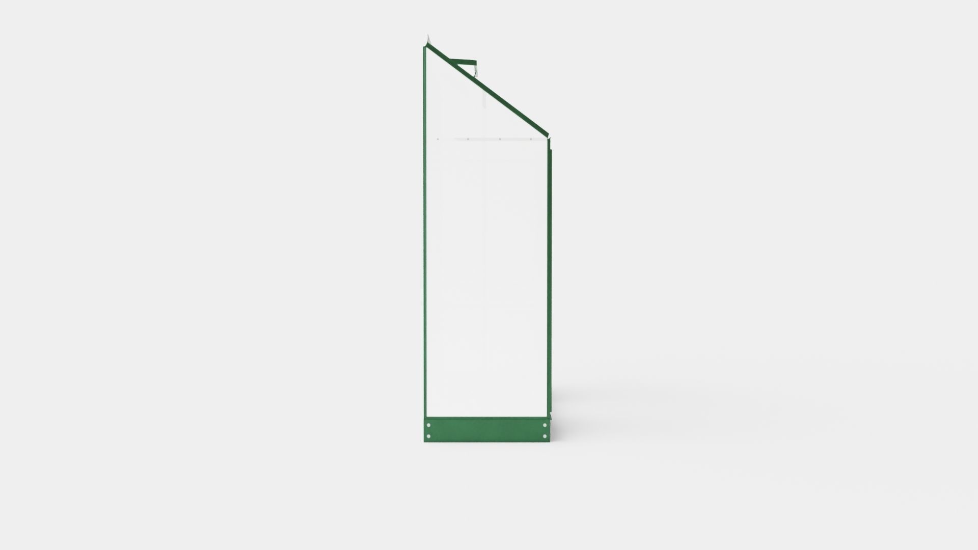 Greenhouse Ida 3300 Poly Green Low-poly 3D model_2