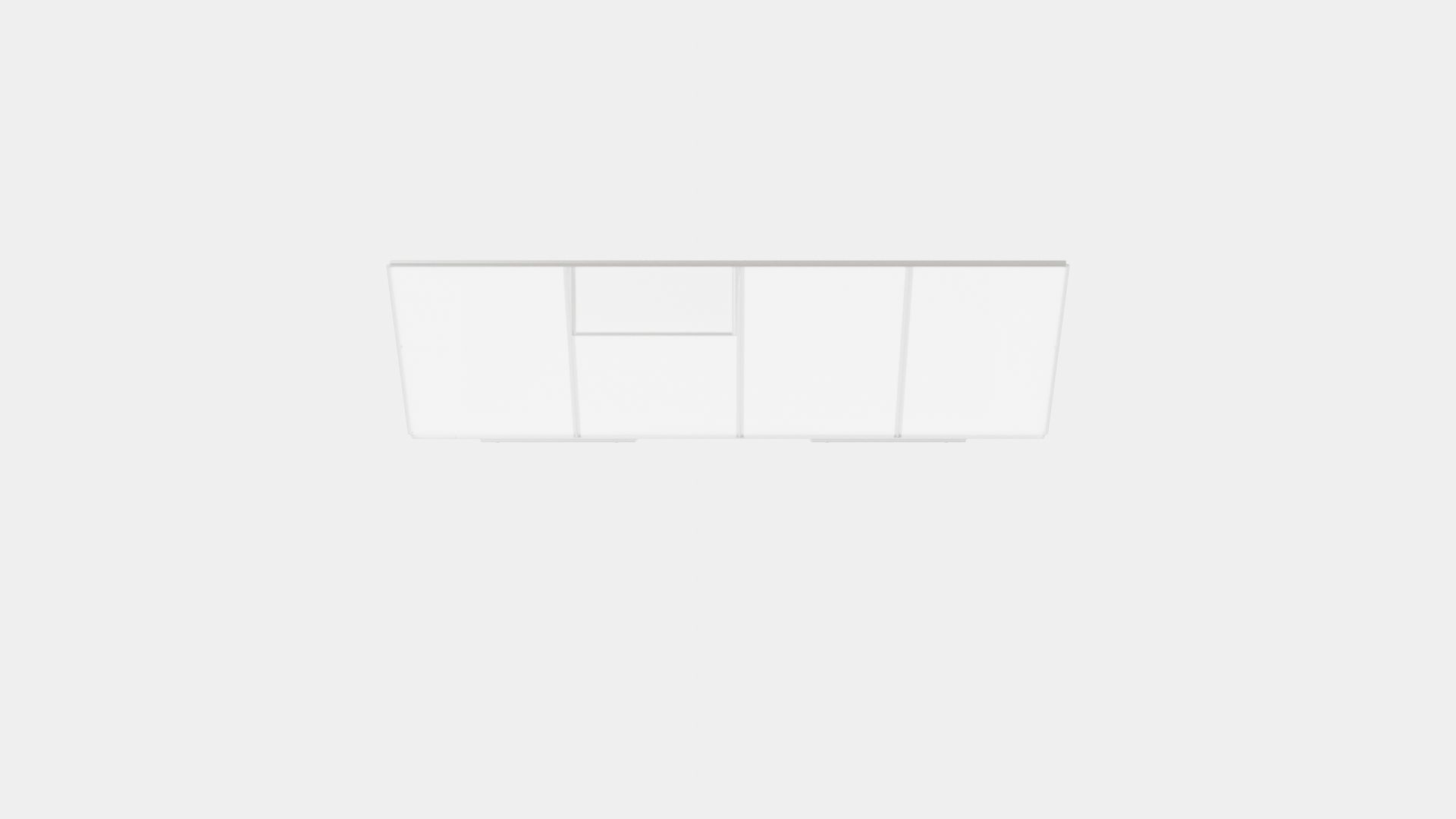 Greenhouse Ida 3300 Poly ALU Low-poly 3D model_5