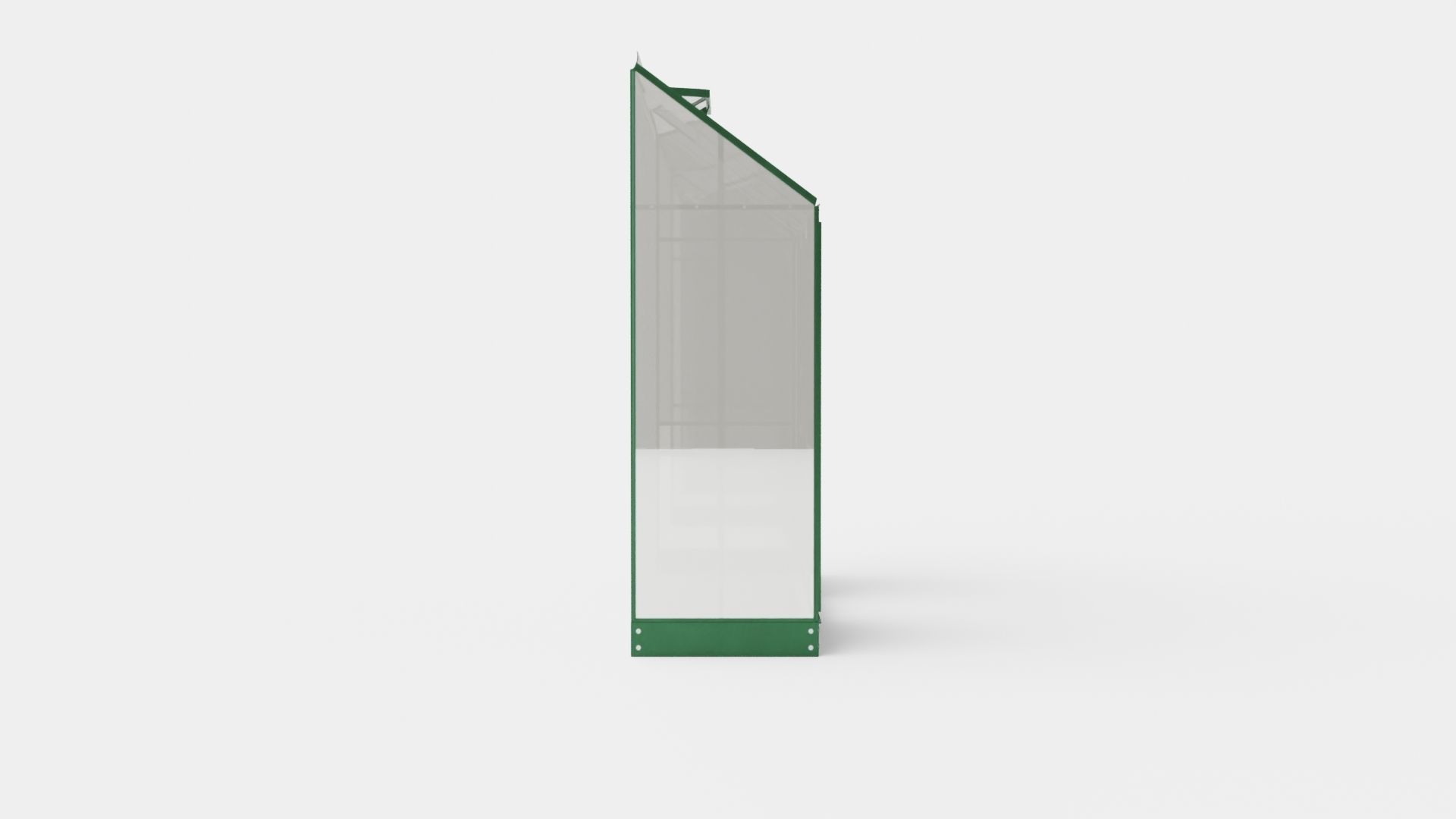 Greenhouse Ida 3300 Green Low-poly 3D model_2
