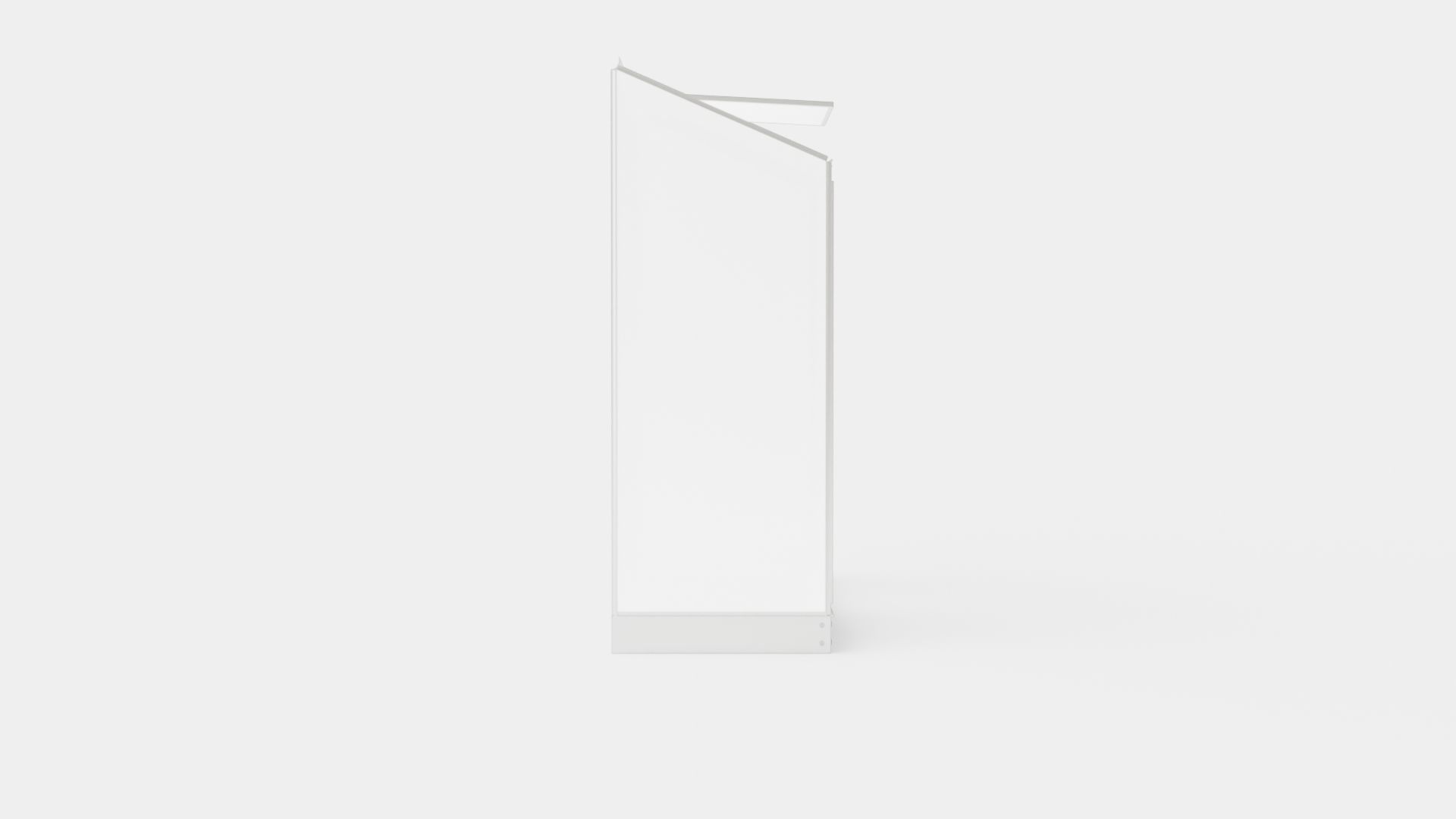 Greenhouse Ida 1300 Poly ALU Low-poly 3D model_2