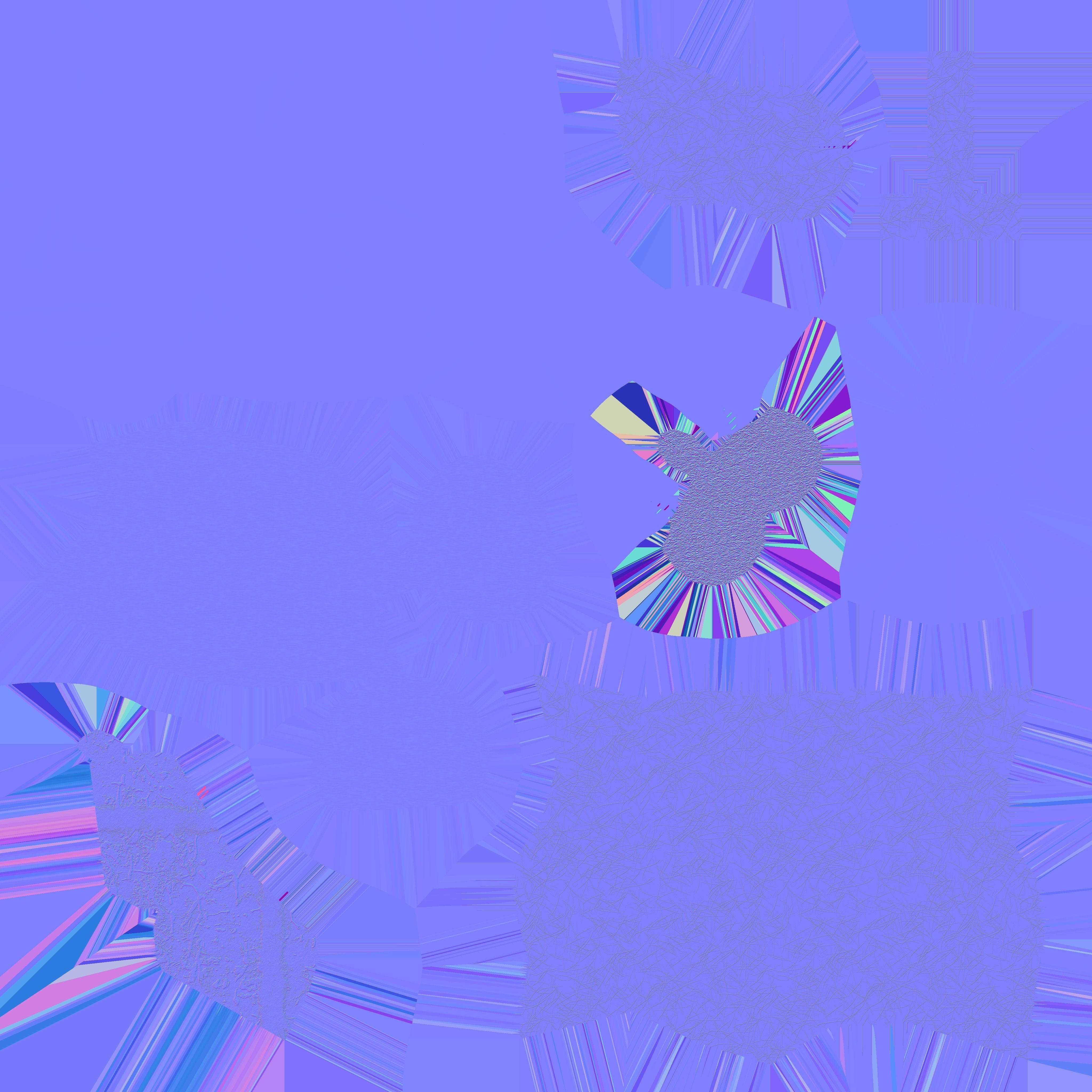 Animated trash fly Low-poly 3D model_9