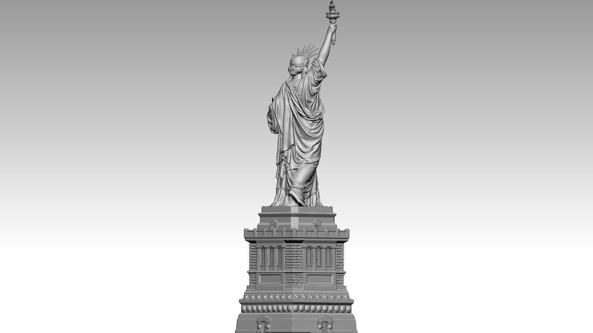 The Statue of Liberty 3D print model_5