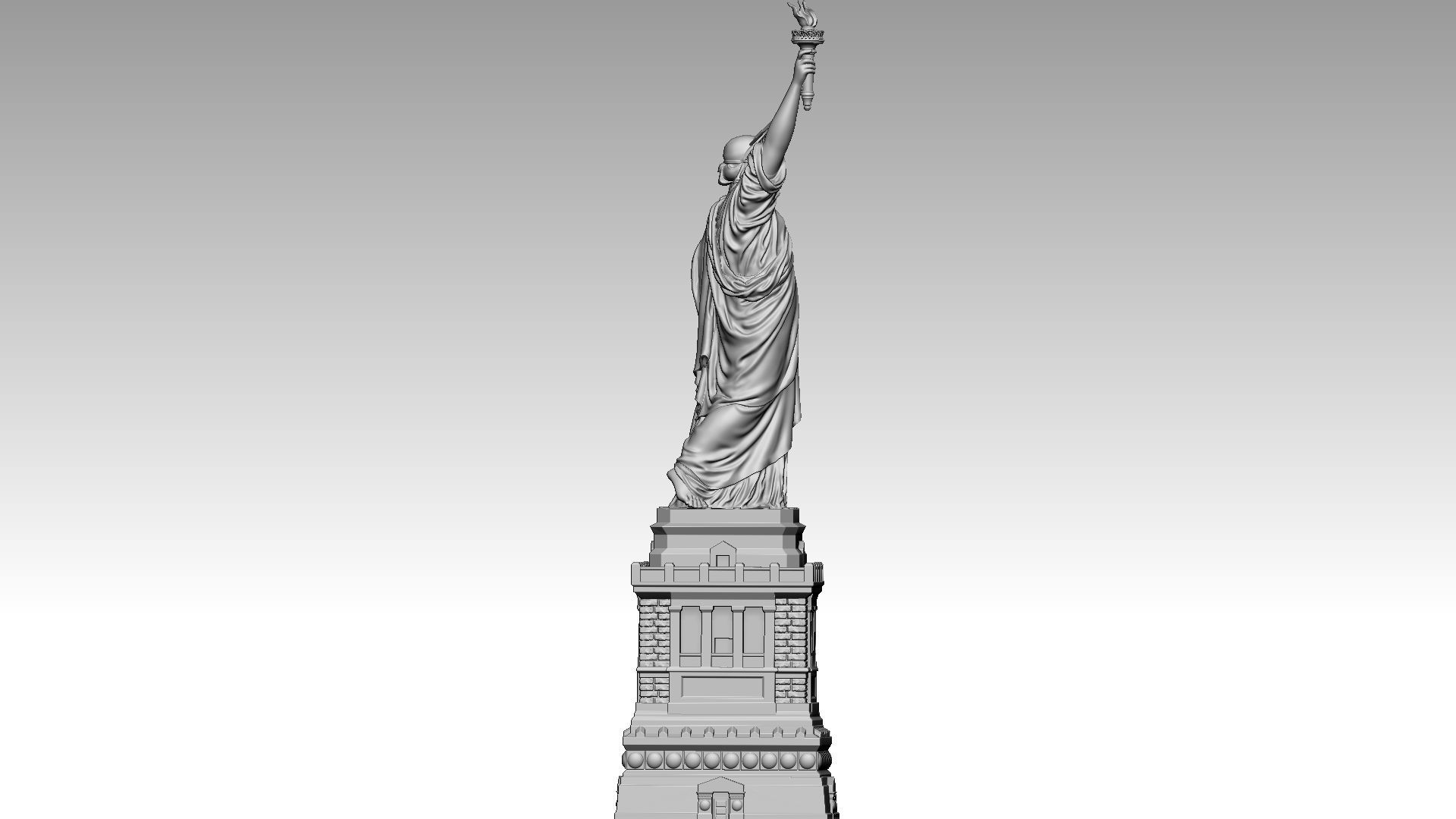 The Statue of Liberty 3D print model_6