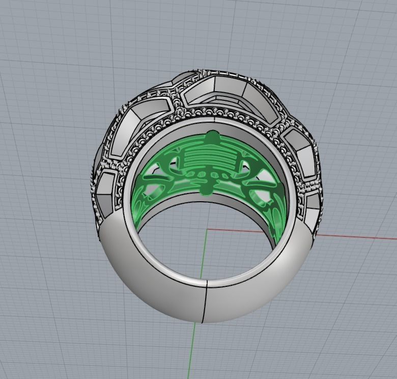 De Grisogono Ring 3D print model_9