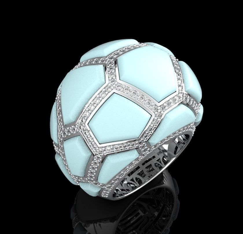 De Grisogono Ring 3D print model_2