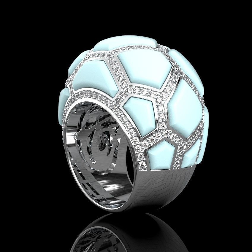 De Grisogono Ring 3D print model_4