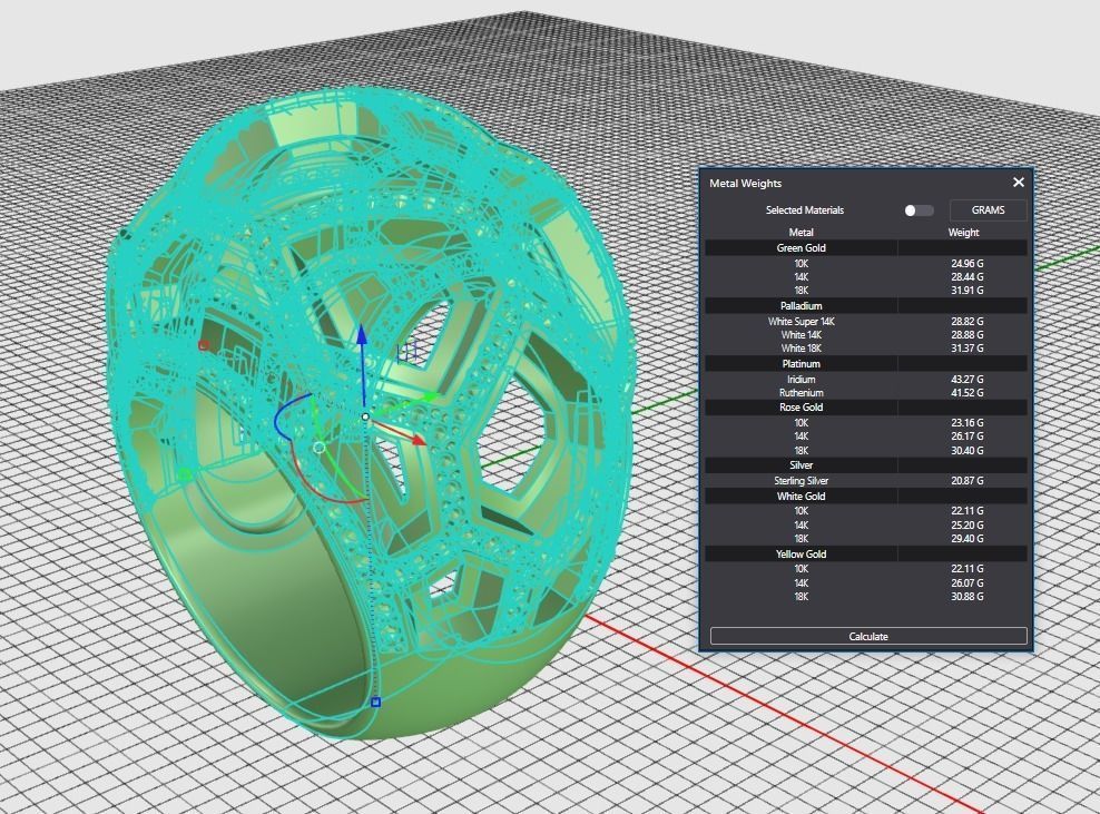 De Grisogono Ring 3D print model_7