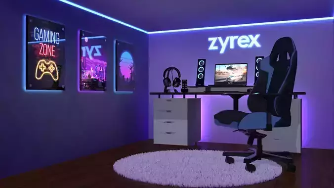 Laptop Gaming Room