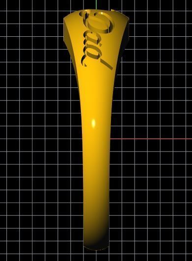 ladies ring 3dm file 3D print model_3