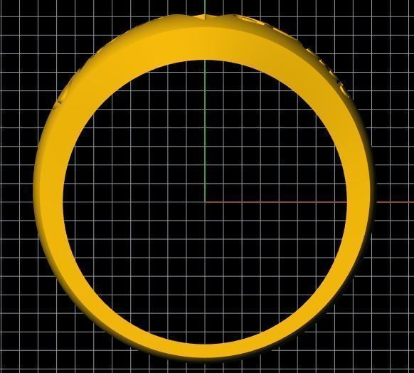 ladies ring 3dm file 3D print model_2