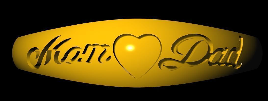 ladies ring 3dm file 3D print model_1