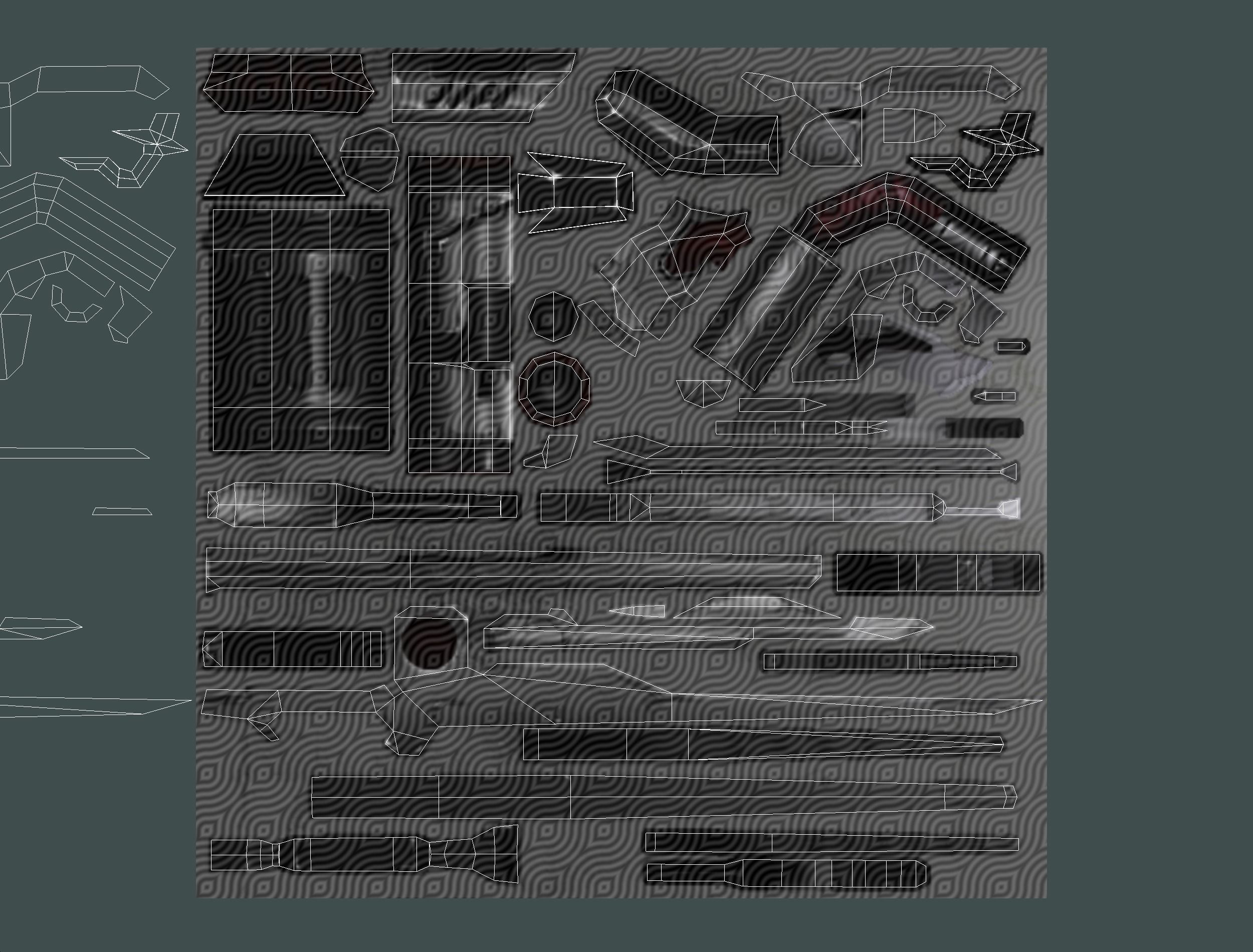 Cartoon Sci-Fi Cyborg Drone Sniper Soldier Low-poly 3D model_76