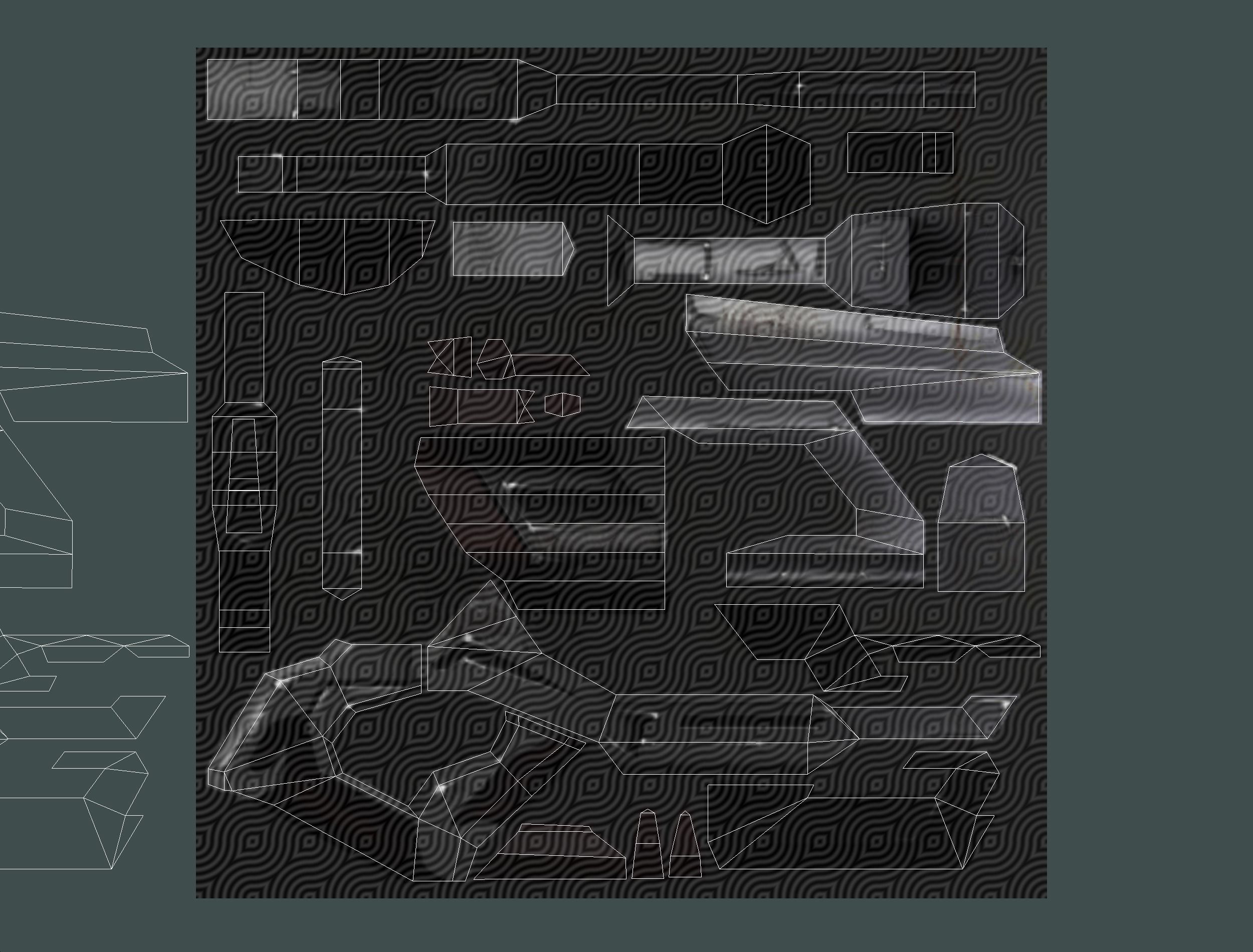 Cartoon Sci-Fi Cyborg Drone Sniper Soldier Low-poly 3D model_75