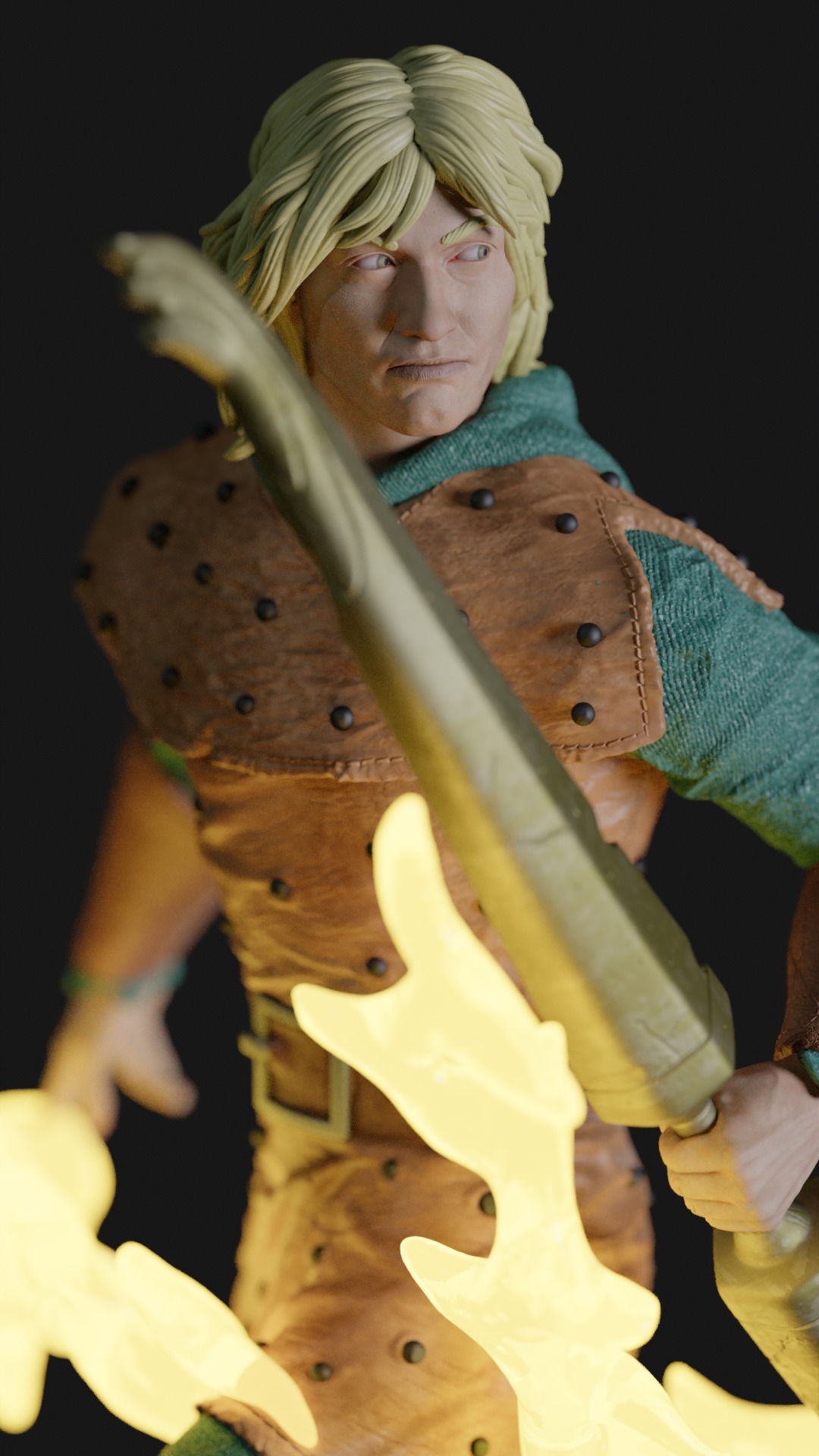 Hank - Archer DnD version BoardGame RPG 3D print model_3