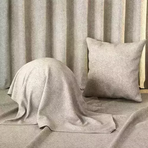 Beige Cotton Fabric Texture 4K - Seamless