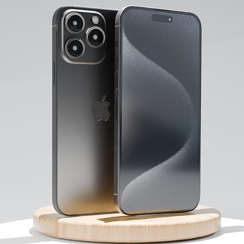 Apple Iphone 15 Pro Max Low-poly 3D model Low-poly 3D model