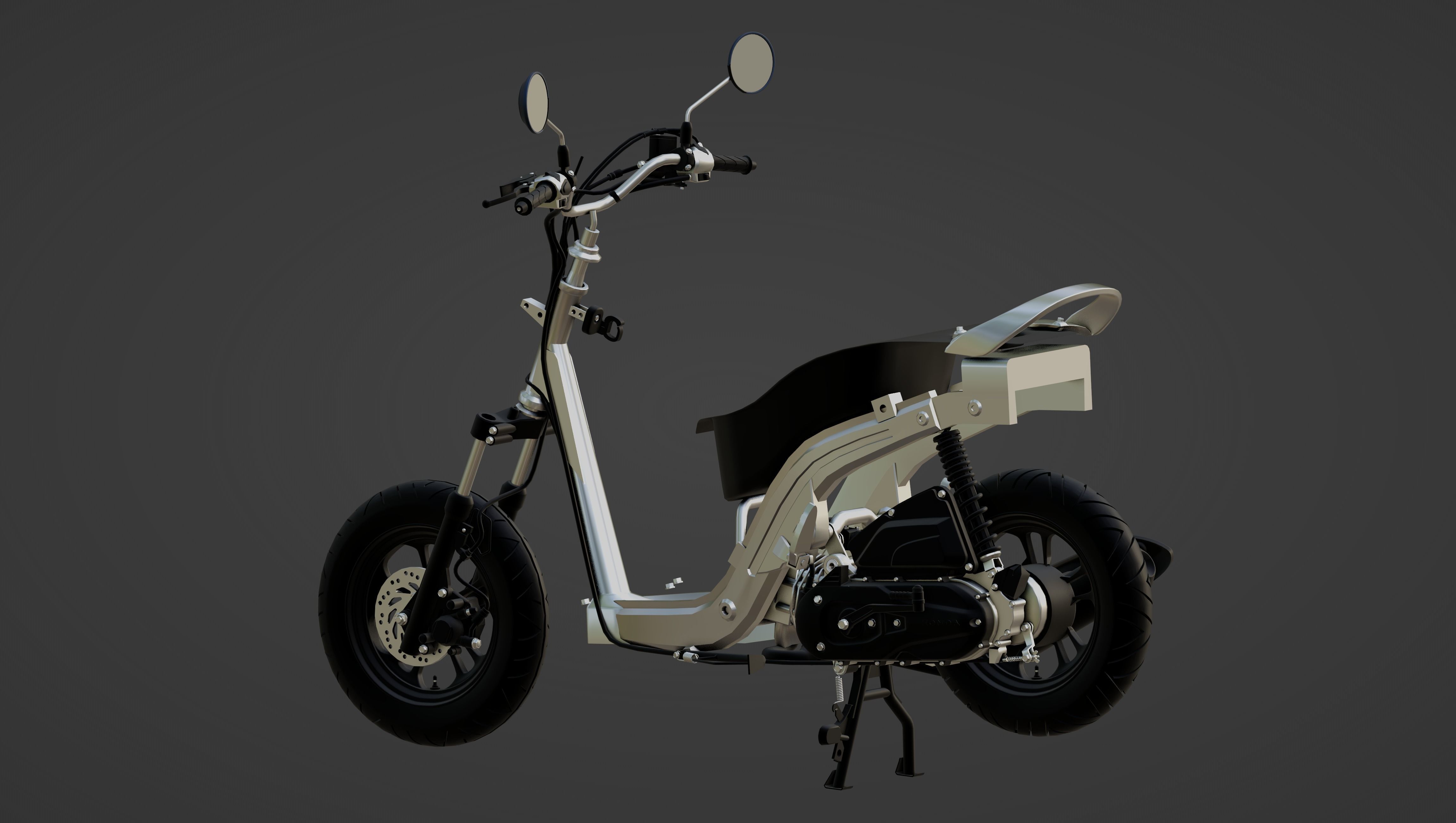 Scoopy New 2021 Low-poly 3D model_9