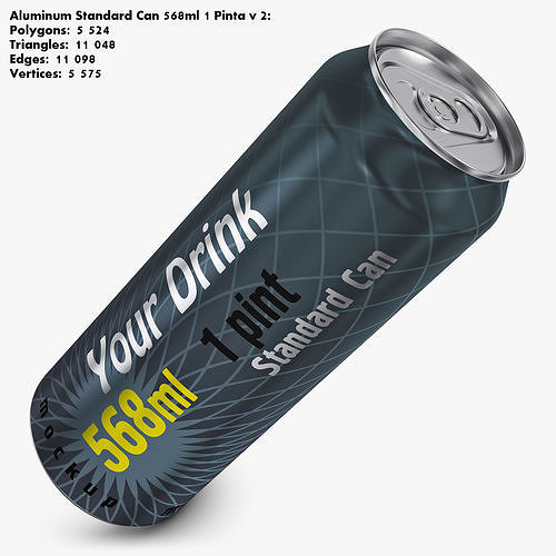 Aluminum Cans Collection volume 2 3D Model Pack 2