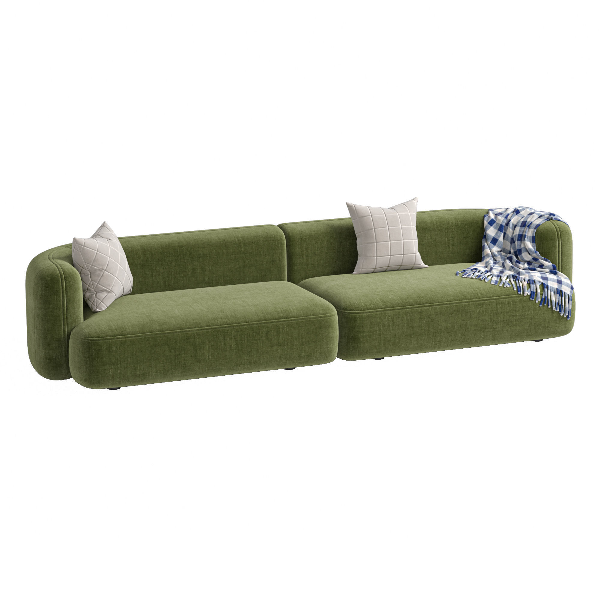 Sofa ROYALTY 2 0 by Luzaro Configuration 3 3D model_2