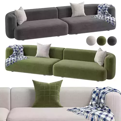 Sofa ROYALTY 2 0 by Luzaro Configuration 3