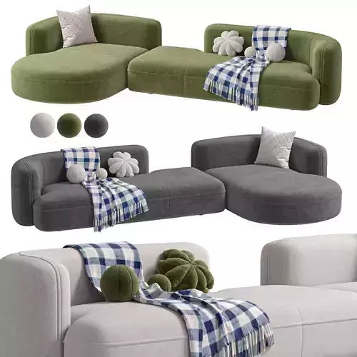 Sofa ROYALTY 2 0 by Luzaro Configuration 4