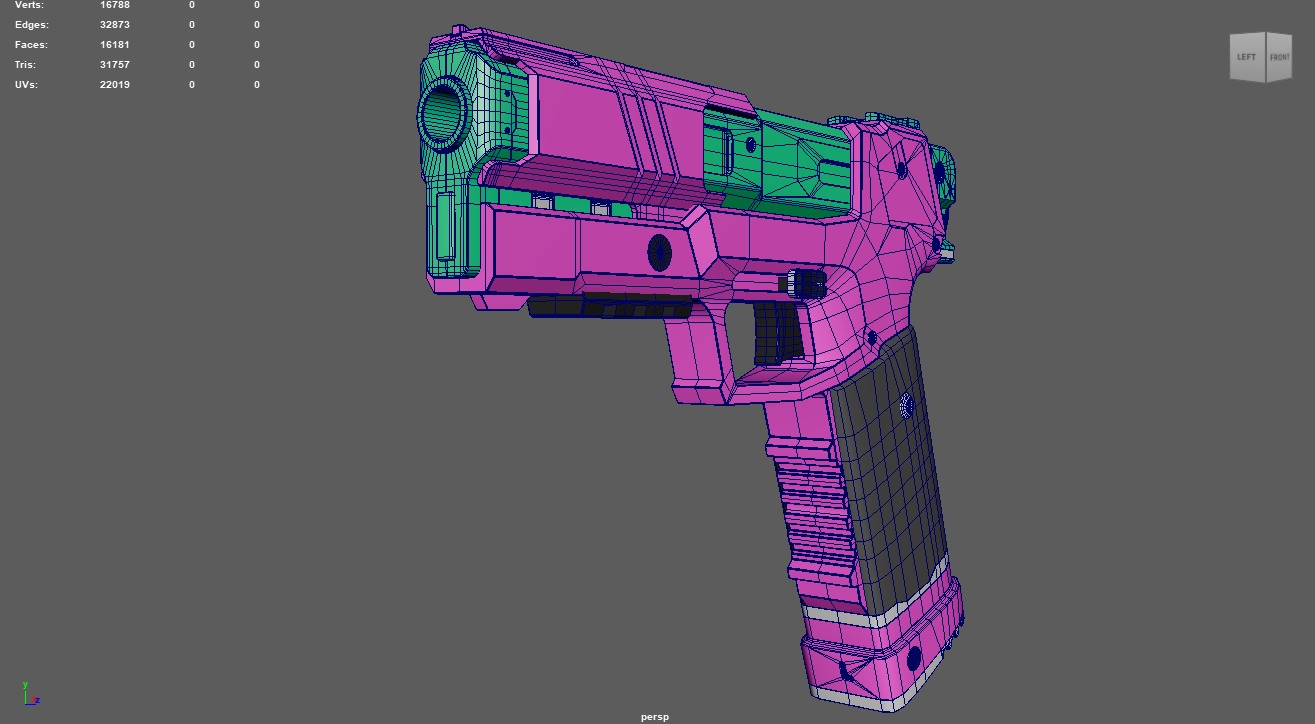 Cyberpunk 2077 - MILITECH M-76E OMAHA 3D model_4