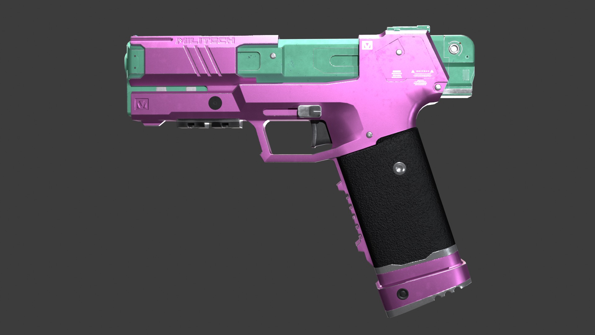 Cyberpunk 2077 - MILITECH M-76E OMAHA 3D model_1