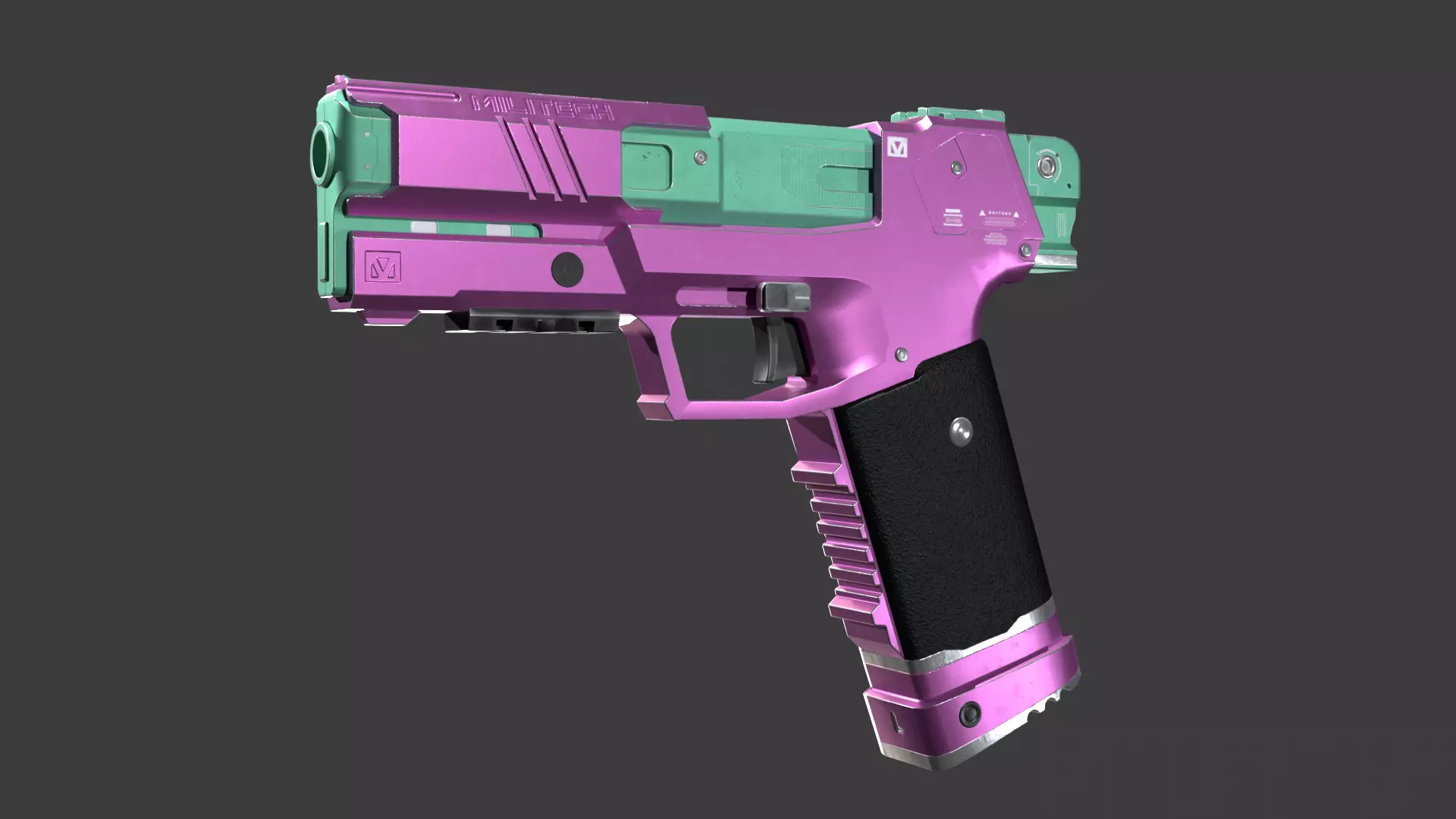 Cyberpunk 2077 - MILITECH M-76E OMAHA 3D model_0