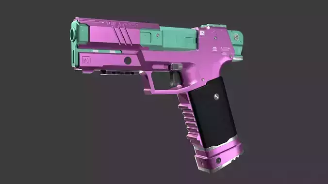 Cyberpunk 2077 - MILITECH M-76E OMAHA 3D model