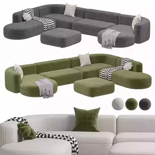 Sofa ROYALTY 2 0 by Luzaro Configuration 5