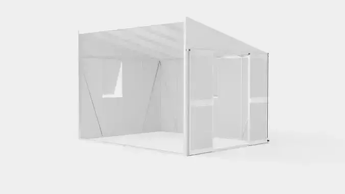 Greenhouse Helena 2 8600 Glass ALU