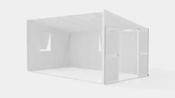 Greenhouse Helena 2 11900 Glass ALU