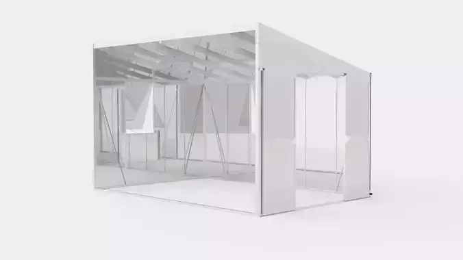 Greenhouse Helena 2 10200 Glass ALU