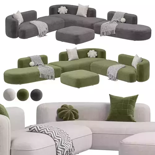 Sofa ROYALTY 2 0 by Luzaro Configuration 6