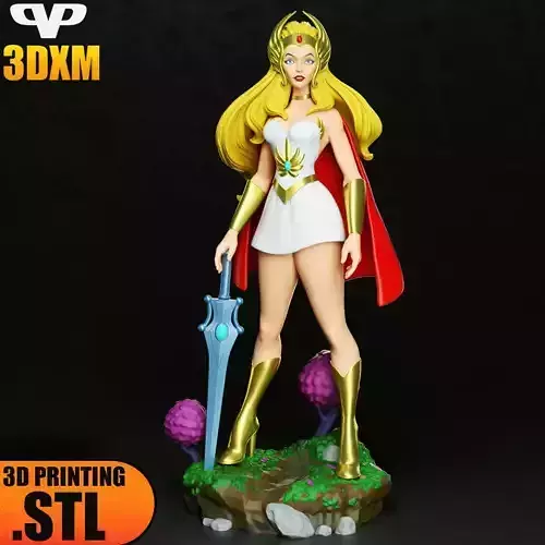 She-Ra STL for 3D Printing ChibiSTL 3DXM 3D print model