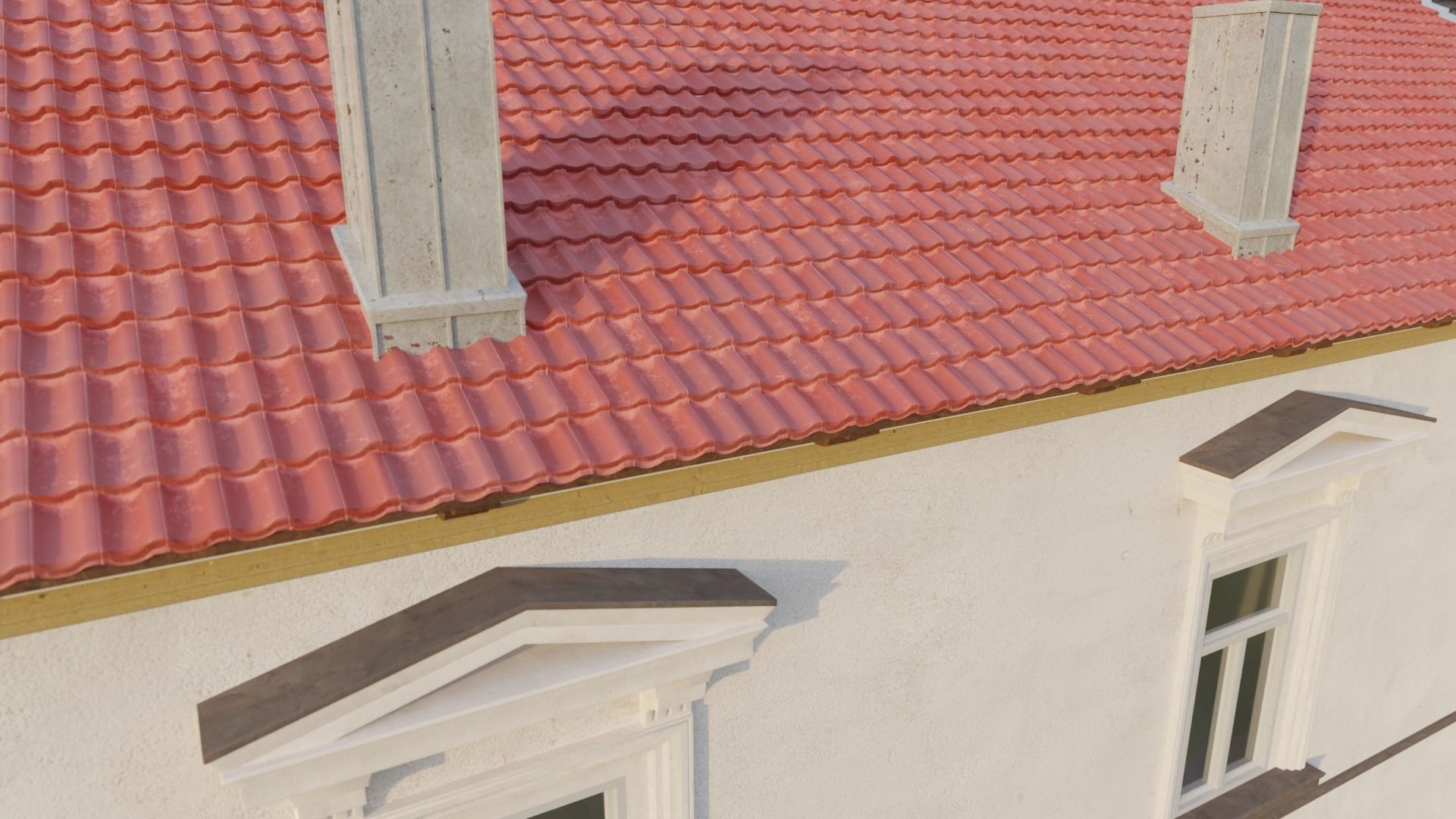 Residential building for modular usage 3D model_6