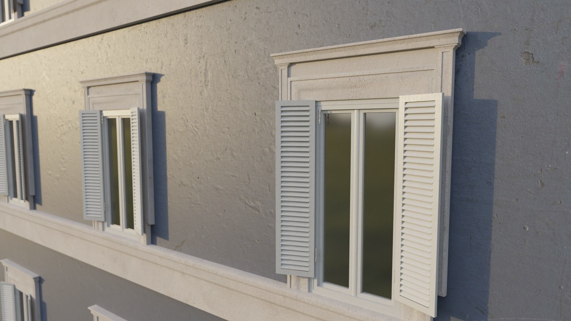 Residential building for modular usage 3D model_3