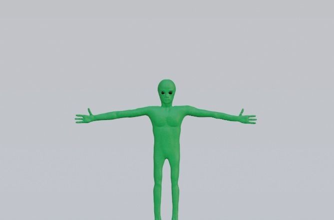 alien Free 3D model_1