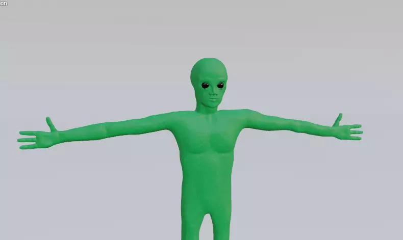 alien Free 3D model_0